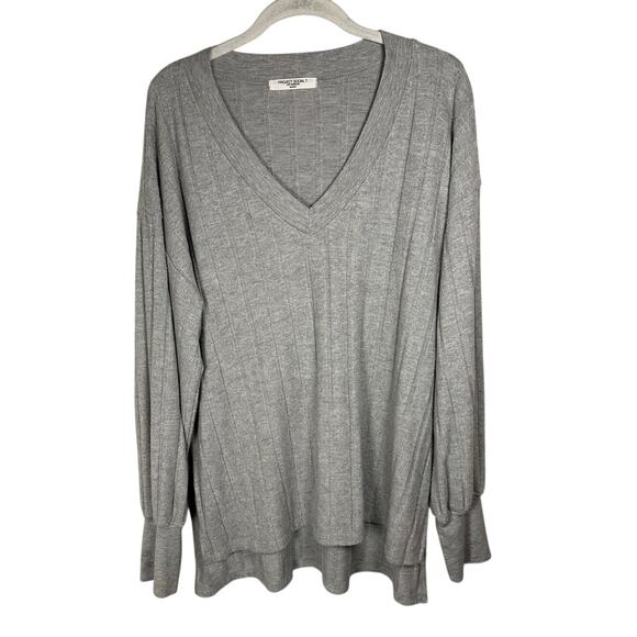 Project Social T Gray Long Sleeve Top Women's Medium - Picture 1 of 11